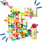 236Pcs Glowing Marble Run with Motorized Elevator- Construction Building Blocks