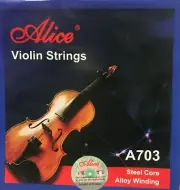 Alice A703 Steel Core Alloy Winding Violin String Set E A D G Strings 4/4 & 3/4