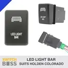LED LIGHT BAR BLUE LED (RO) Push Switch Suit HOLDEN COLORADO 2012-2016 12v Dash