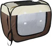 Dog Dryer Box for Small Dogs, Anti-Hair Flying Pet Hair Dryer Box for Cats, Cat Cage with Hair Dryer Retaining Strap for Car Use, Portable Breathable Oxford Cloth Dog Drying Bag