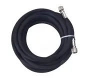 HSeng Braided Air Hose 1/8" BSP Female to 1/8" BSP Female 1.8m, #HS-B3-1