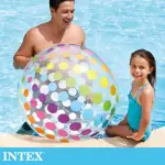 【INTEX】七彩特大充氣遊戲球-直徑70CM 2款可選(59065)