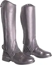 AK OSCAR Real Leather Side Zip Horse Riding Half Chaps AKRS-1650