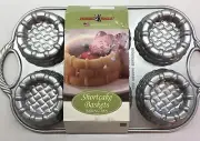 Nordic Ware Shortcake Baskets NEW Platinum Collection Cast-Aluminum Nonstick