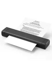 Phomemo M08F Portable Wireless Bluetooth A4 Thermal Printer Inkless (All Black)