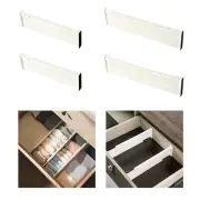 2x Dresser Drawer Dividers Adjustable Organizers for Clothes Kitchen Home
