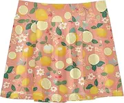 [FRODOTGV] Lemons Limes Peach Girls Tennis Skirts with Shorts Golf Skort for Toddler Girl Kids Skort