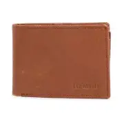 Mens Element Chief Tri Fold Wallet Chocolate