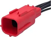 6 Pin MWTRB-06-1A-R MWTPB-06-1A-R Motorcycle OBD Diagnosis Plug Waterproof Electronic Connector with Cable Compatible with H~nda Yam~ha (Color : 6P Male, Size : 5 Sets)
