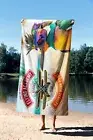 Beach Towels-2 Turkish Beach Towels 35.4 x 59-Quick Dry Sand Free Lightweight