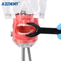 在飛比找蝦皮購物優惠-4 件裝黑色 T 形嘴雙頭開口器正畸牙齒開口器牙醫工具