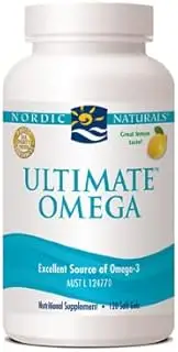Nordic Naturals Lemon Flavour Ultimate Omega 120 Soft Gels
