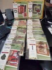 Crafters Companion Nature's Garden Vintage Christmas set of 13