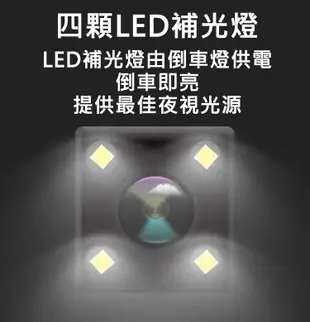 【行車紀錄器】行車紀錄器5孔行車記錄器 全防水 LED燈 後鏡頭 倒車輔助/倒車顯影 (2.5折)