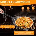 Perforated Pizza Peel 12 Inches Aluminum Pizza Paddle Nonstick Pizza moJwa
