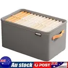 Bra Organizer Foldable Jeans Storage Box Fabric Household Storage (Grey M) New