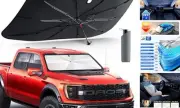 [Upgrade] Umbrella Windshield Sun Shade, [Nano-Ice-Crystal Coatings] Large