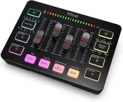 FIFINE 4 Channel Audio Mixer w/ RGB for PC (New in Box)