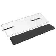 Acrylic Keyboard Stand Transparent Ergonomic Tilt Riser for Improved Typing5130
