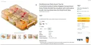 Multifunctional Party Snack Tray for Fruits,Nuts,Candies,Crackers,Veggies,Compar