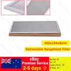 Aluminium iRetractable Rangehood Filter 486x194x8mm FOR Chef Westinghouse 102687