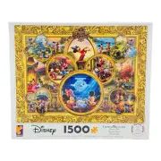 Ceaco Disney Thomas Kinkade 1500 Piece Jigsaw Puzzle Mickey & Minnie NEW SEALED