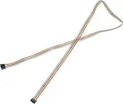 uxcell 1 Pcs IDC Rainbow Wire Flat Ribbon Cable FC-Female to 10P 39.3 Inch Length 2.54mm Pitch Breadboard Jumper Wires for Electronic Projects