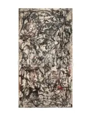Enchanted Forest, 1947 byJ. Pollock Abstract Impressionism Art Print 30x16 In