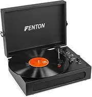 Fenton RP118B Record Player Briefcase with BT in/Out