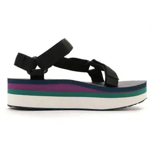 TEVA W FLATFORM UNIVERSAL PETRO-織帶涼鞋 女款 厚底涼鞋 1013653-BLK