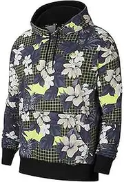 Nike SB Paradise Printed Floural Hoodie Black Medium