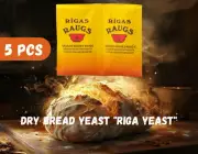 Riga Yeast Dry Bread Yeast 2x14g - High-Quality Baking Yeast 5pcs