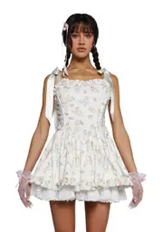 [Sugar Thrillz] Takes The Cake Mini Dress - Floral