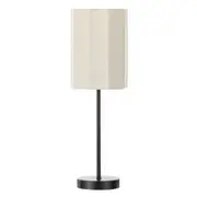Amalfi Tier Table Lamp Natural & Black 16x16x50cm