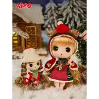 在飛比找ETMall東森購物網優惠-ddung冬己新款圣誕娃娃 節日擺件可愛迷糊人偶玩偶禮盒女生