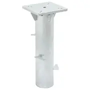In-Ground Parasol Base Silver 16x16x39.5 cm Steel vidaXL