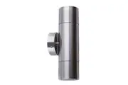 Pillar Light Up/Down GU10 Titanium IP65 Round Back Plate