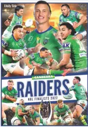 CANBERRA RAIDERS TEAM POSTER,NRL RUGBY, PANTHERS Eels,cowboys,Rabbitohs books