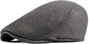 [TQC] Men's Summer Hat Breathable Cap Mesh Beret Peaked Cap