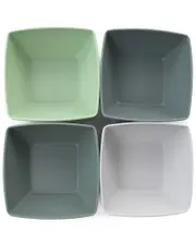 Gibson Home Grayson 4pc 6in Melamine Bowl Set