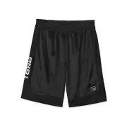 AND1 Mens Basketball Gym Court Workout Shorts Size L Black