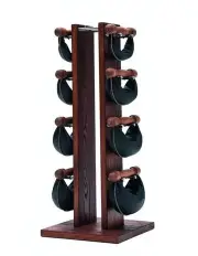 [Nohrd] 9 Piece Wooden Swing Tower Hand Crafted Weight Set in Club