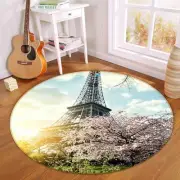 3D Eiffel Tower Flower NBC3067 Game Rug Mat Elegant Photo Carpet Mat Fay 2023