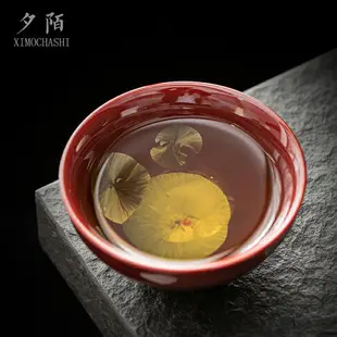 結晶釉冰花茶盞單個建盞主人杯陶瓷茶杯高檔個人專用功夫茶具單杯