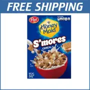 Resealable Pack of S'mores Cereal - 12 Boxes with Sweet Marshmallows & Graham