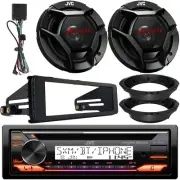 JVC KD-T92MBS USB Bluetooth CD Receiver, Dash Kit, 2x 6.5" Speakers w/ Adaptors