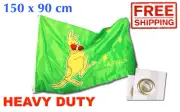 Large Boxing Kangaroo Flag Australian Aussie Heavy Duty Outdoor Australia OZ