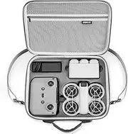 STARTRC Carrying Case for DJI Neo Portable PU Storage Protective Bag for DJI Neo Fly More Combo Accessories, Compatible with RC-N3 Remote Controller, Neo Intelligent Flight Battery, Charging Hub