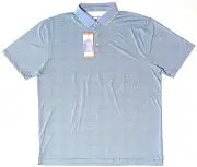 NWT Hickey Freeman Men's Golf Performance Stretch Short Sleeve Polo Shirt 2XL