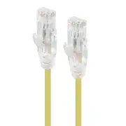 Alogic 2M Yellow Ultra Slim Cat6 Network Cable 28Awg Series Alpha